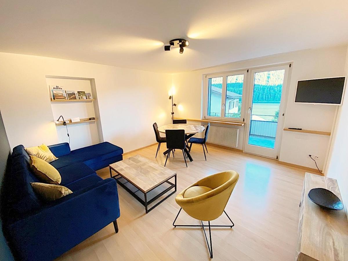 70M2 Mit Seeblick, Balkon, Serlas, Parkplatz - S11,1 St. Moritz Bagian luar foto